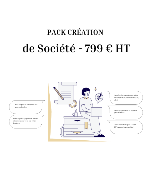Pack Création de Société - 799 € HT